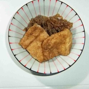 厚揚げとしらたきの煮物